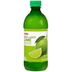 Meijer 100% Lime Juice, 15 oz
