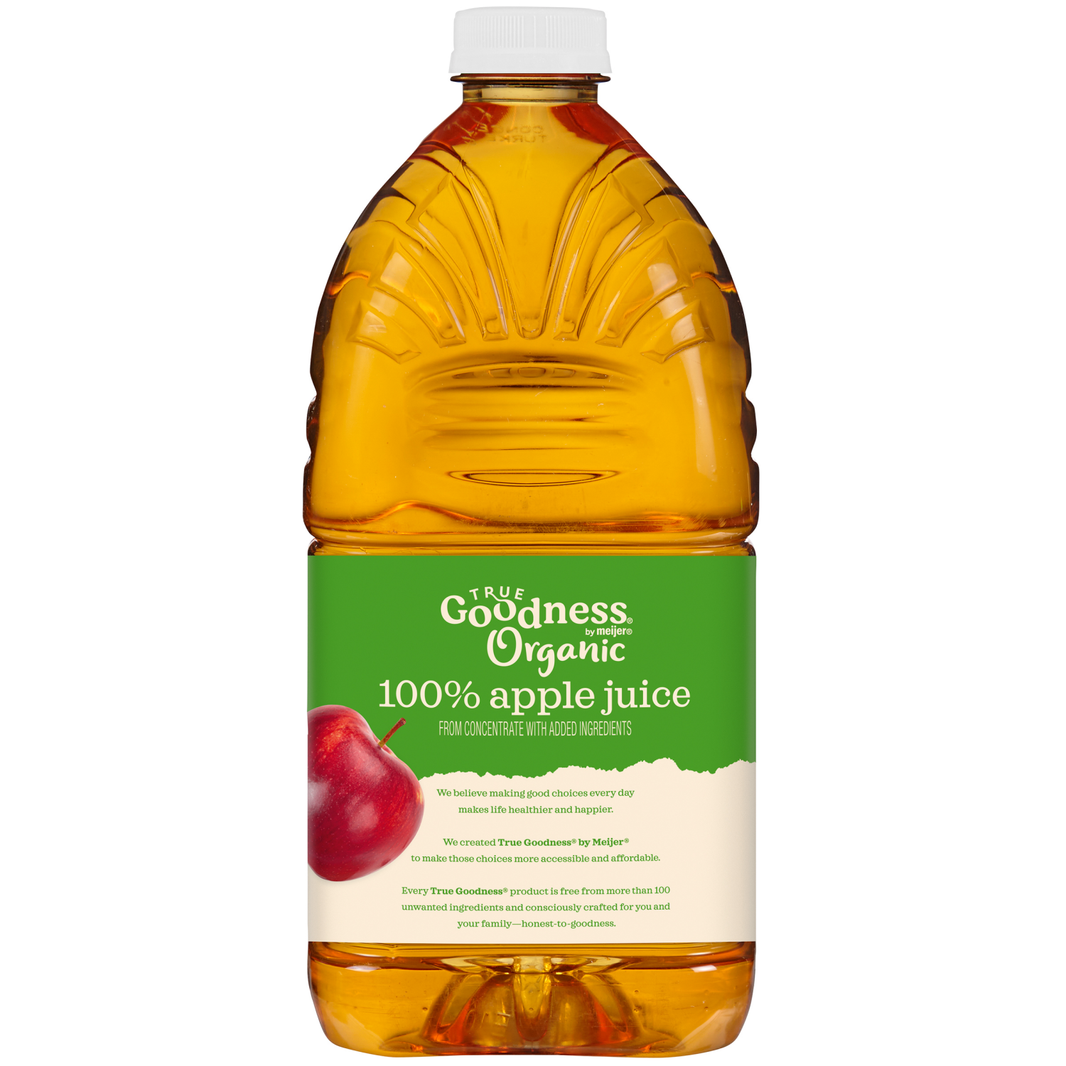 slide 2 of 4, True Goodness Organic Apple Juice, 64 oz, 64 oz