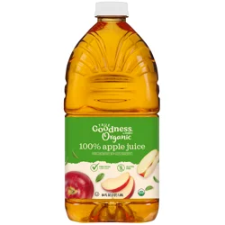 True Goodness Organic Apple Juice, 64 oz