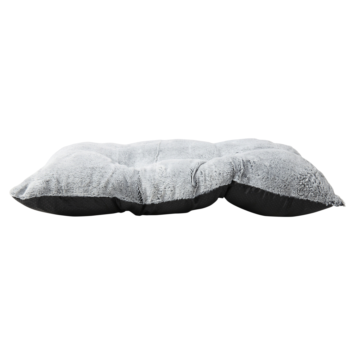 slide 2 of 5, Meijer Faux Fur Tufted Dog Bed, 29 In X 29 In, 1 ct