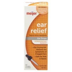 Meijer Ear Relief Ear Drops