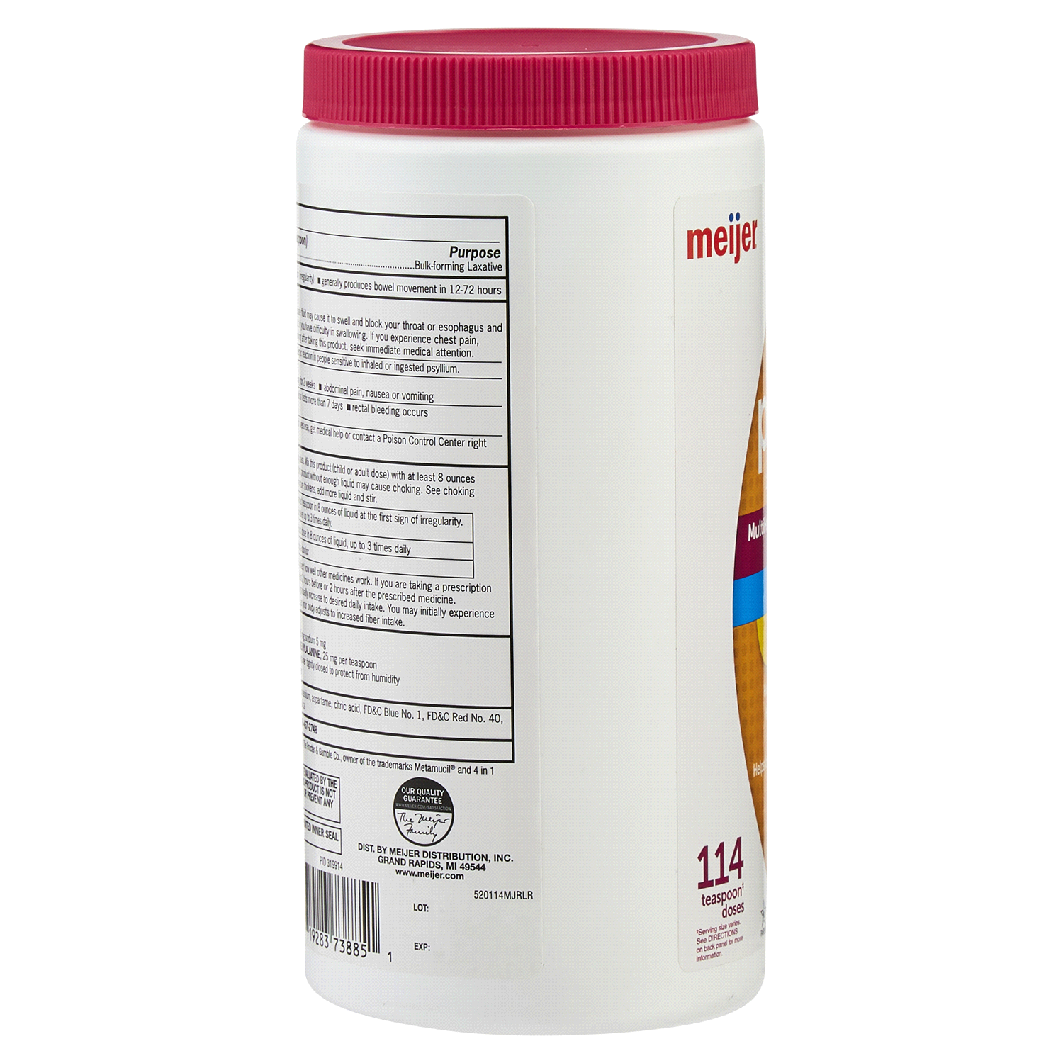 slide 2 of 5, Natural Fiber Powder Sugar Free Smooth Dissolving Berry Flavor, 23.3 oz