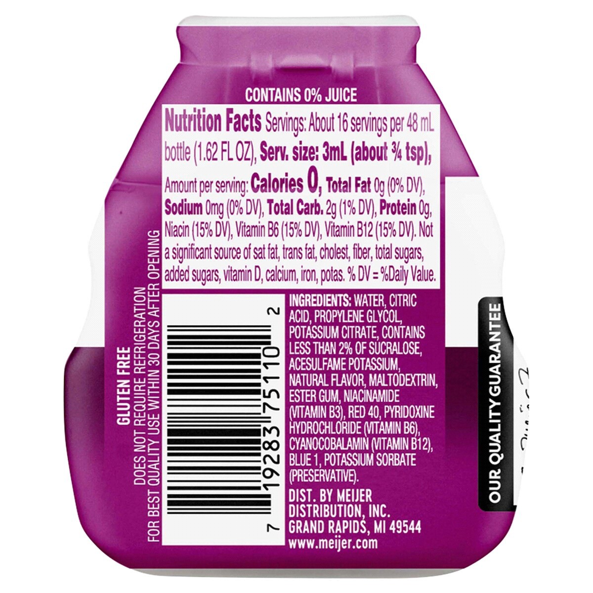 slide 2 of 2, Meijer Raspberry Lemonade Liquid Water Enhancer - 1.62 oz, 1.62 oz
