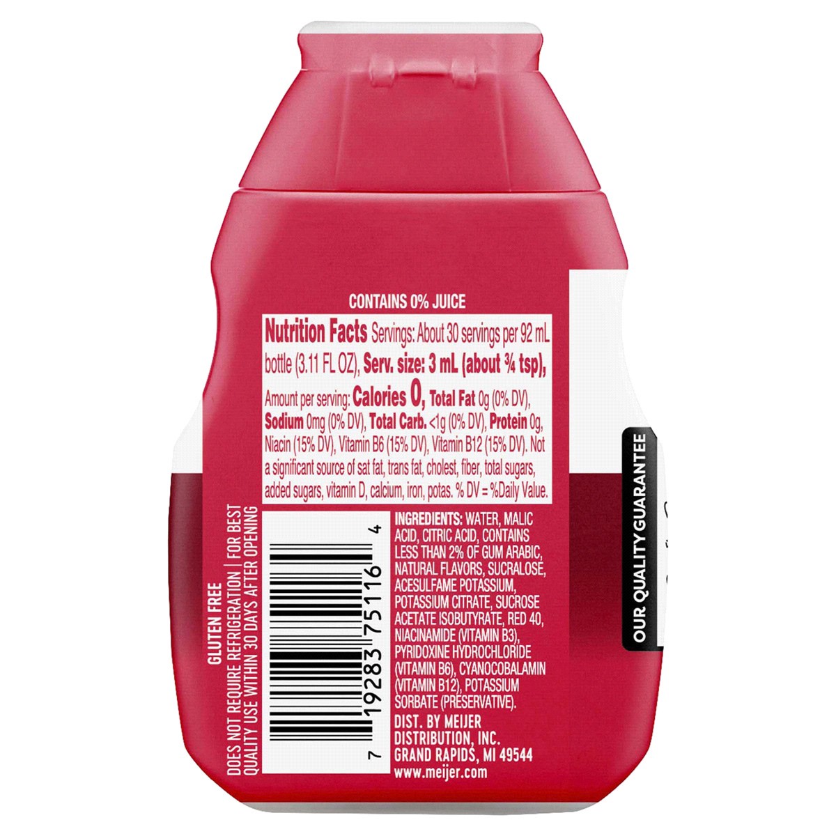 slide 2 of 2, Meijer Strawberry Watermelon Liquid Water Enhancer - 3.11 oz, 3.11 oz