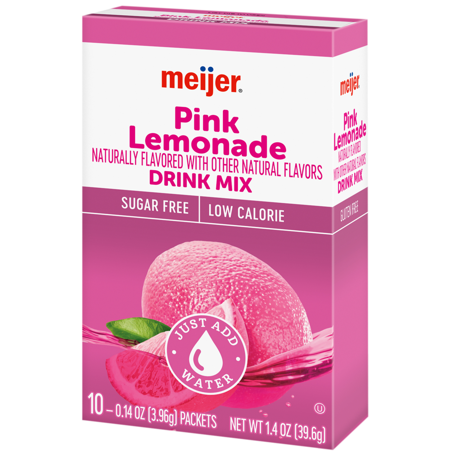slide 7 of 8, Meijer Pink Lemonade Drink Mix - 10 ct, 10 ct