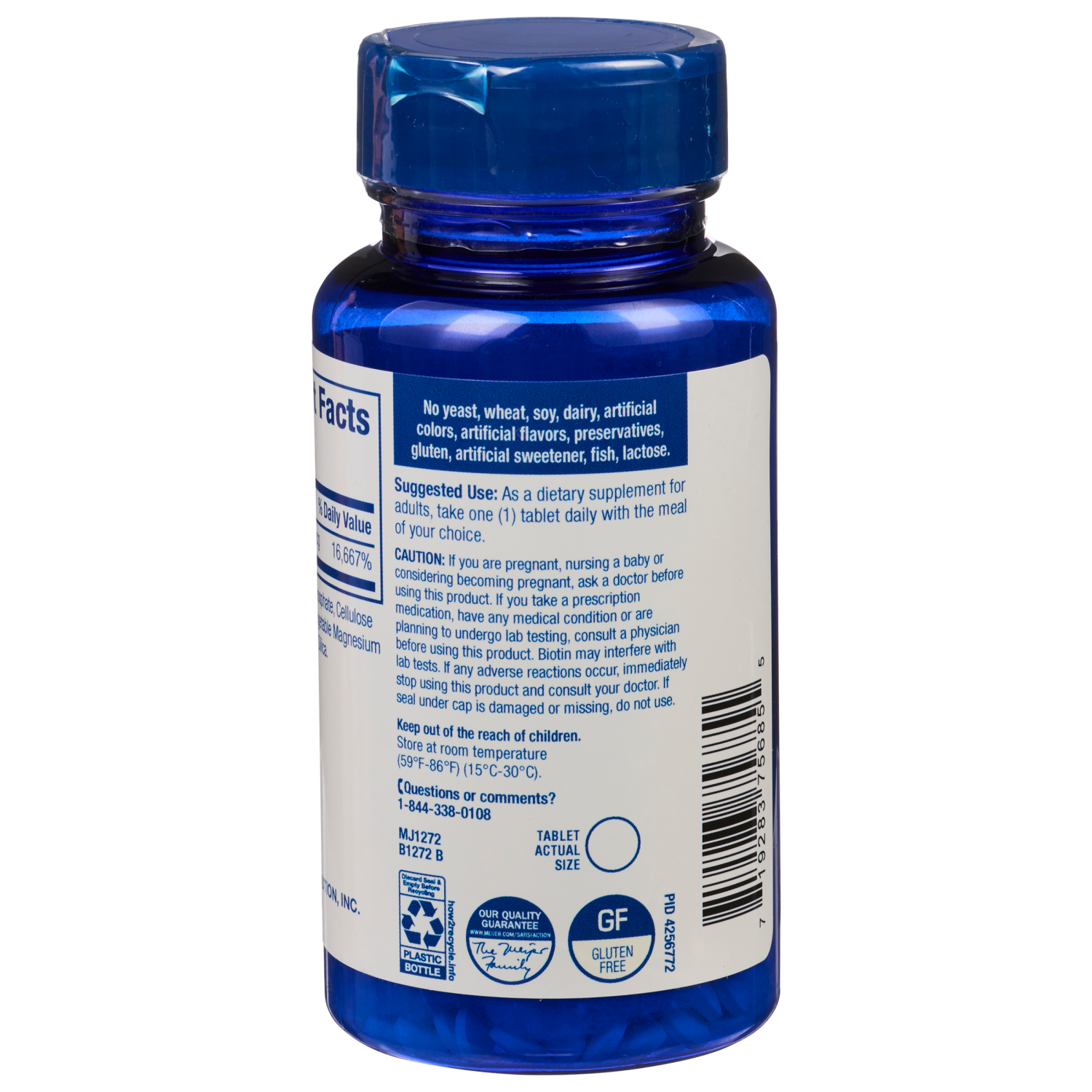 slide 2 of 3, MEIJER WELLNESS Meijer Biotin 5000mcg Tablets, 120 ct