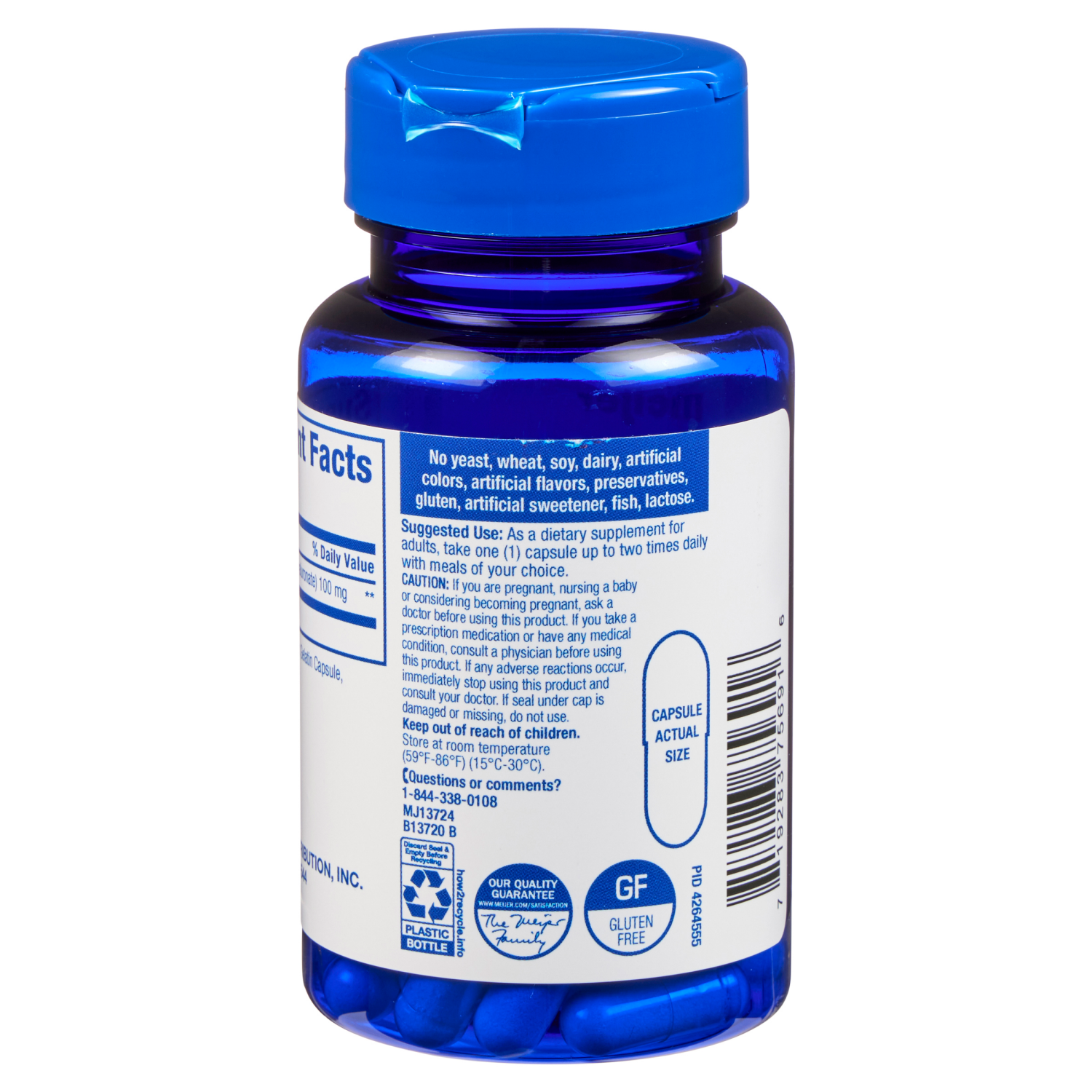 slide 2 of 3, MEIJER WELLNESS Meijer Hyaluronic Acid Dietary Supplement, 50 ct; 100 mg