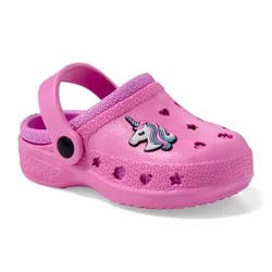 Sol Borne Beach Tod Girls' Coast Unicorn Injected Eva Clogs, Pink, Size 10