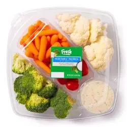 Fresh from Meijer Vegetable Palooza Tray with Ranch Dip