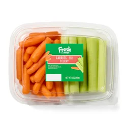 Fresh from Meijer Carrot & Celery Sticks, 13 oz