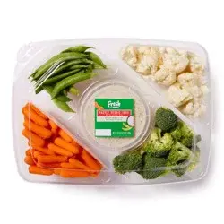 Fresh from Meijer Vastly Veggie Tray with Ranch Dip