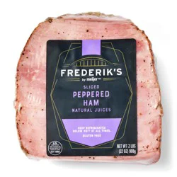 FREDERIKS BY MEIJER Frederik's By Meijer Boneless 1/4 Pepper Ham Sliced 32 Oz
