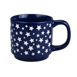 Meijer Corporate Seasonal Meijer Stars Ceramic Mug, 14 Oz