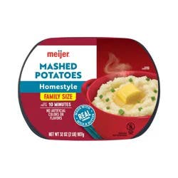 Meijer Mashed Potatoes Family Size 32 Oz Fresh