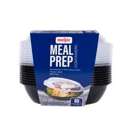 Meijer 28oz Round One Section Meal Prep 10 ct.
