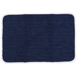 Meijer Corporate Seasonal Mcs Americana Star Navy Dish Drying Mat, 14 In X 21 In