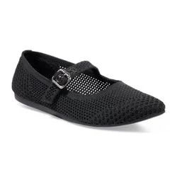 Falls Creek Women's Blaire Knit Flat, Black, Size 6