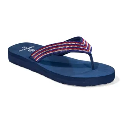 Sol Borne Women Betsy Casual Sandal, Blue, Size 7