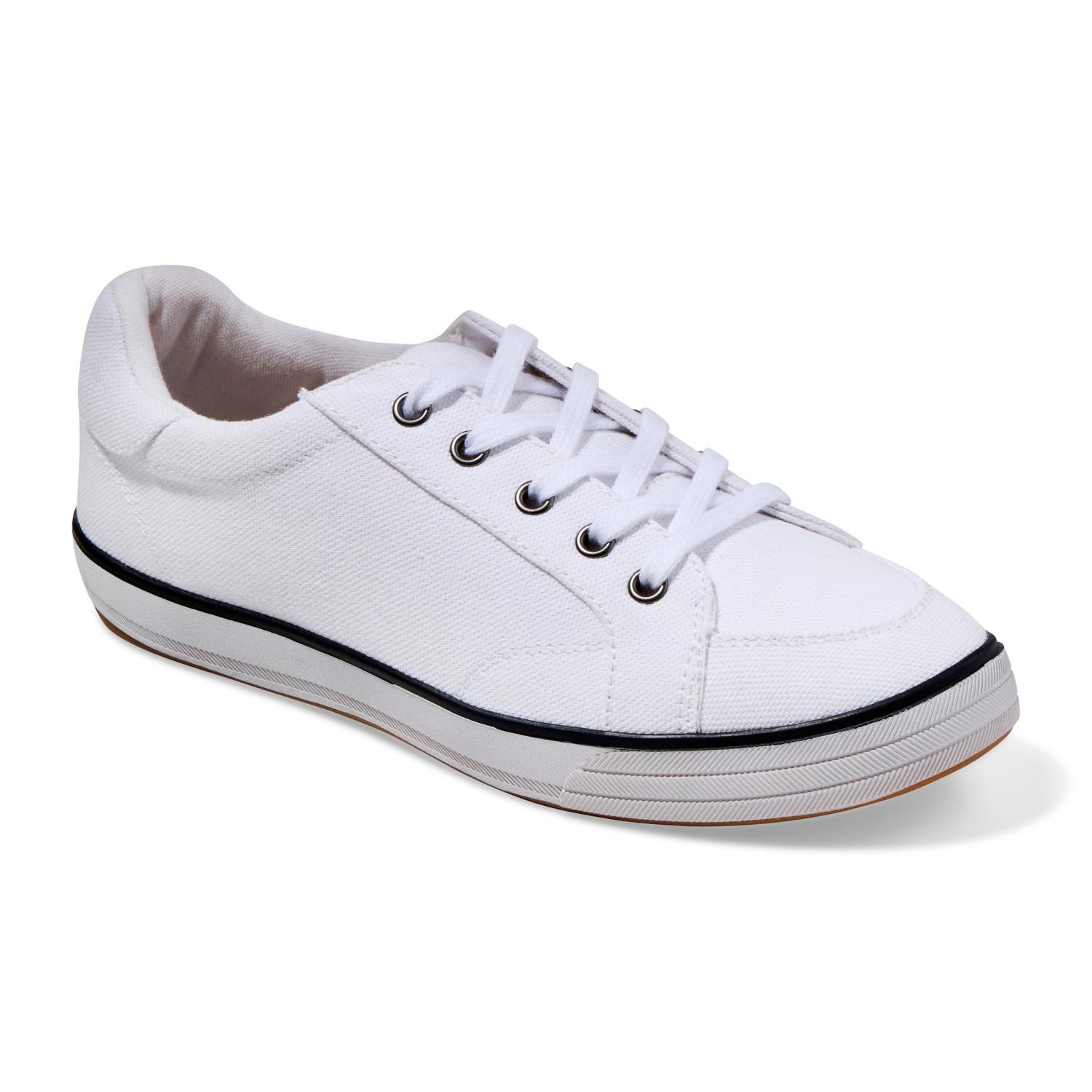 slide 1 of 6, Nora Casual Shoe White, Size 10, 1 ct
