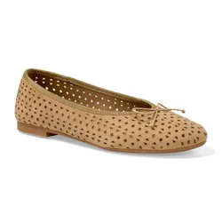 Falls Creek Dune Casual Flat, Tan, Size 6