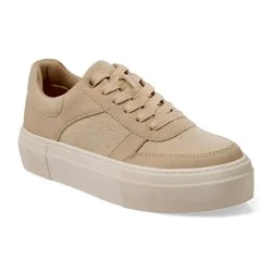 Falls Creek Women's Lennox Sneaker, Tan, Size 7.5