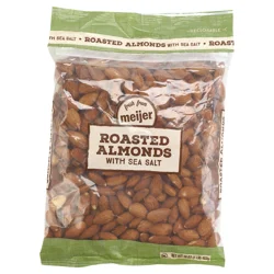 Fresh from Meijer Roasted Almonds with Sea Salt - 16 oz