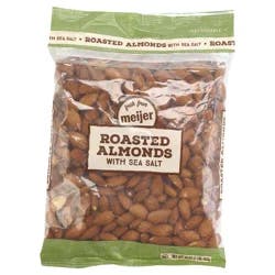 Fresh from Meijer Roasted Almonds with Sea Salt - 16 oz