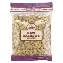 Fresh from Meijer Unsalted Raw Cashews