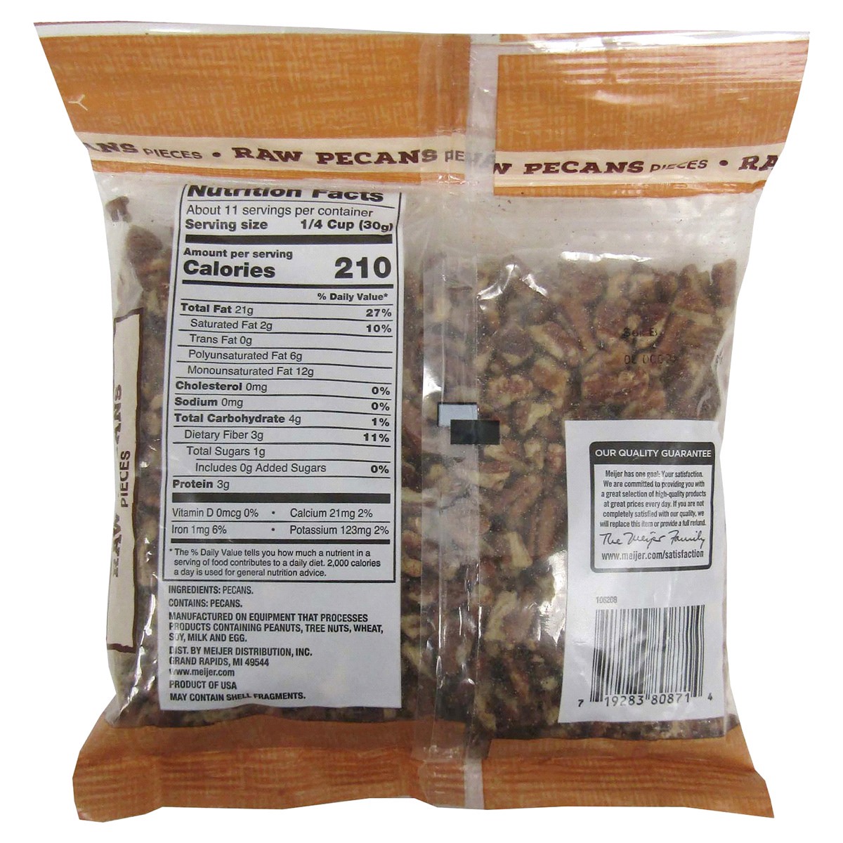 slide 2 of 2, Fresh from Meijer Raw Pecan Pieces, 12 oz, 12 oz