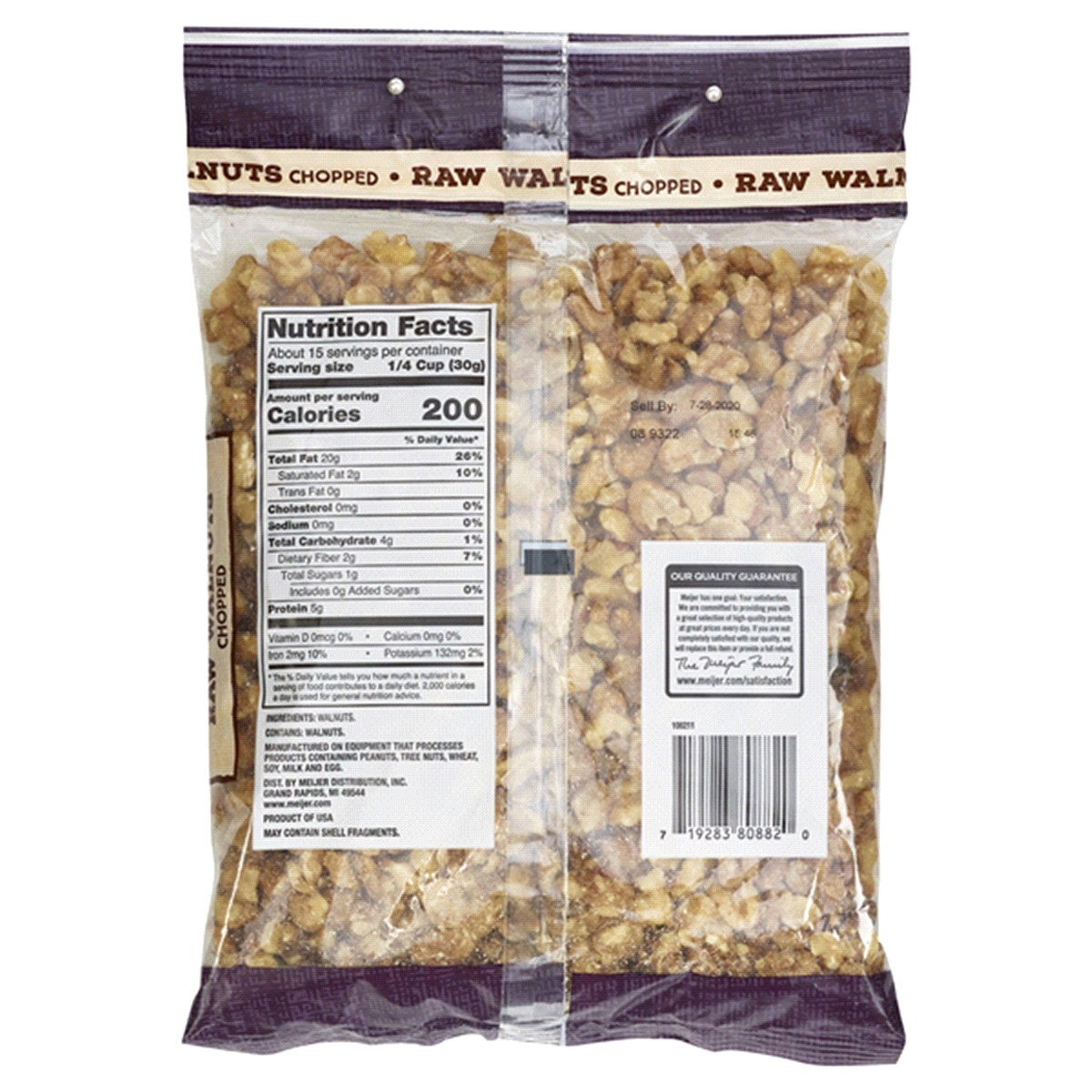 slide 2 of 2, Fresh from Meijer Chopped Walnuts, 16 oz