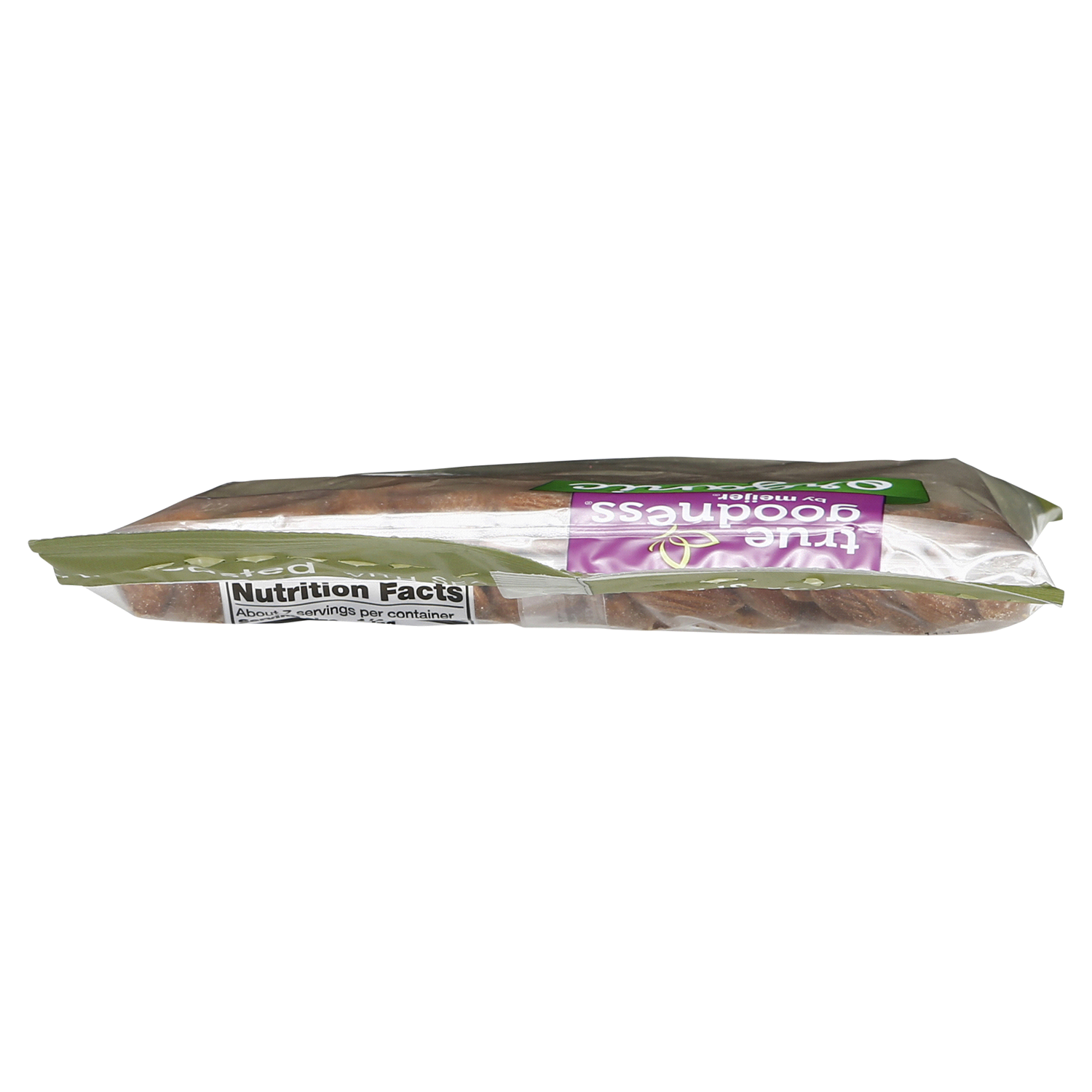 slide 5 of 5, True Goodness Organic Roasted Almonds, 8 oz