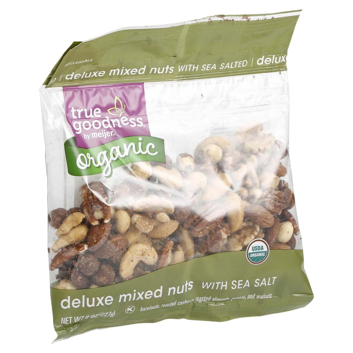 slide 4 of 5, True Goodness Organic Deluxe Mixed Nuts, 8 oz