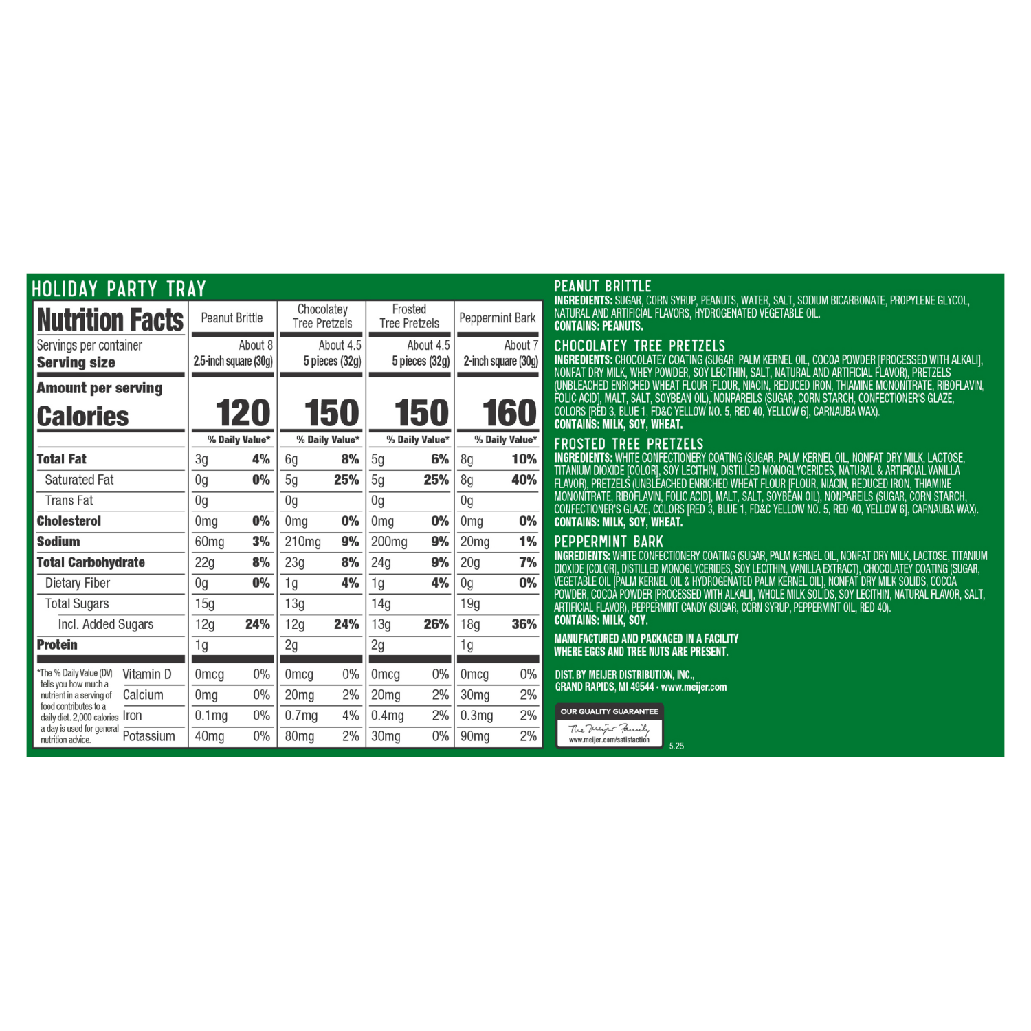 slide 2 of 3, Fresh From Meijer Ffm Party Tray Holiday, 26 oz