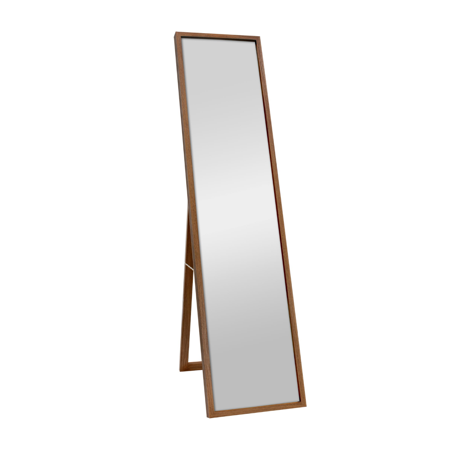 slide 1 of 1, Room & Retreat Cheval Mirror, 14 in x 58 in, Walnut, 1 ct