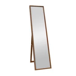 Room & Retreat Cheval Mirror, 14 in x 58 in, Walnut