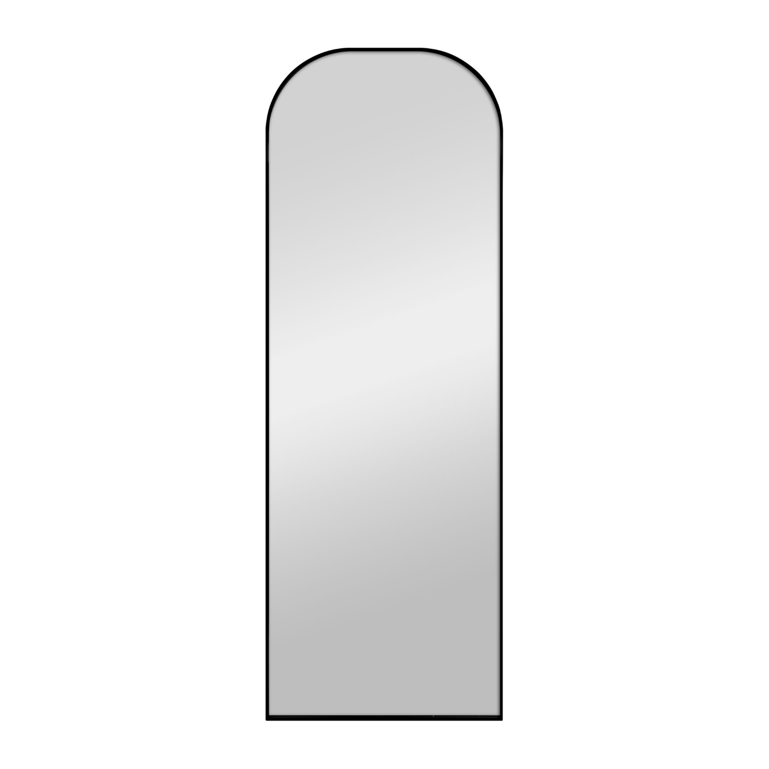 slide 1 of 1, Room & Retreat Metal Leaner Mirror, 24 in x 68 in, Black, 1 ct