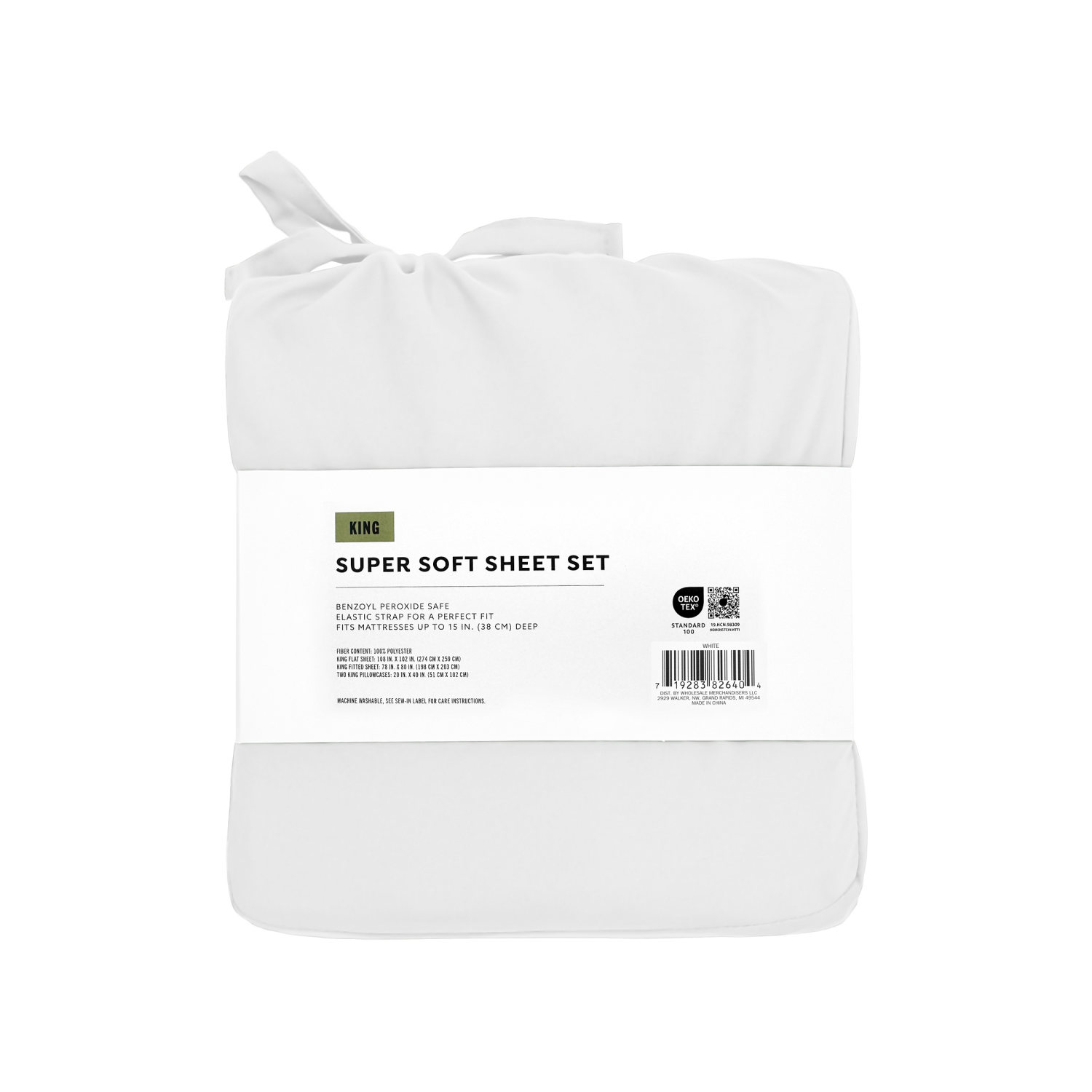 slide 2 of 4, Havenstay Sheets, King, White, King Size