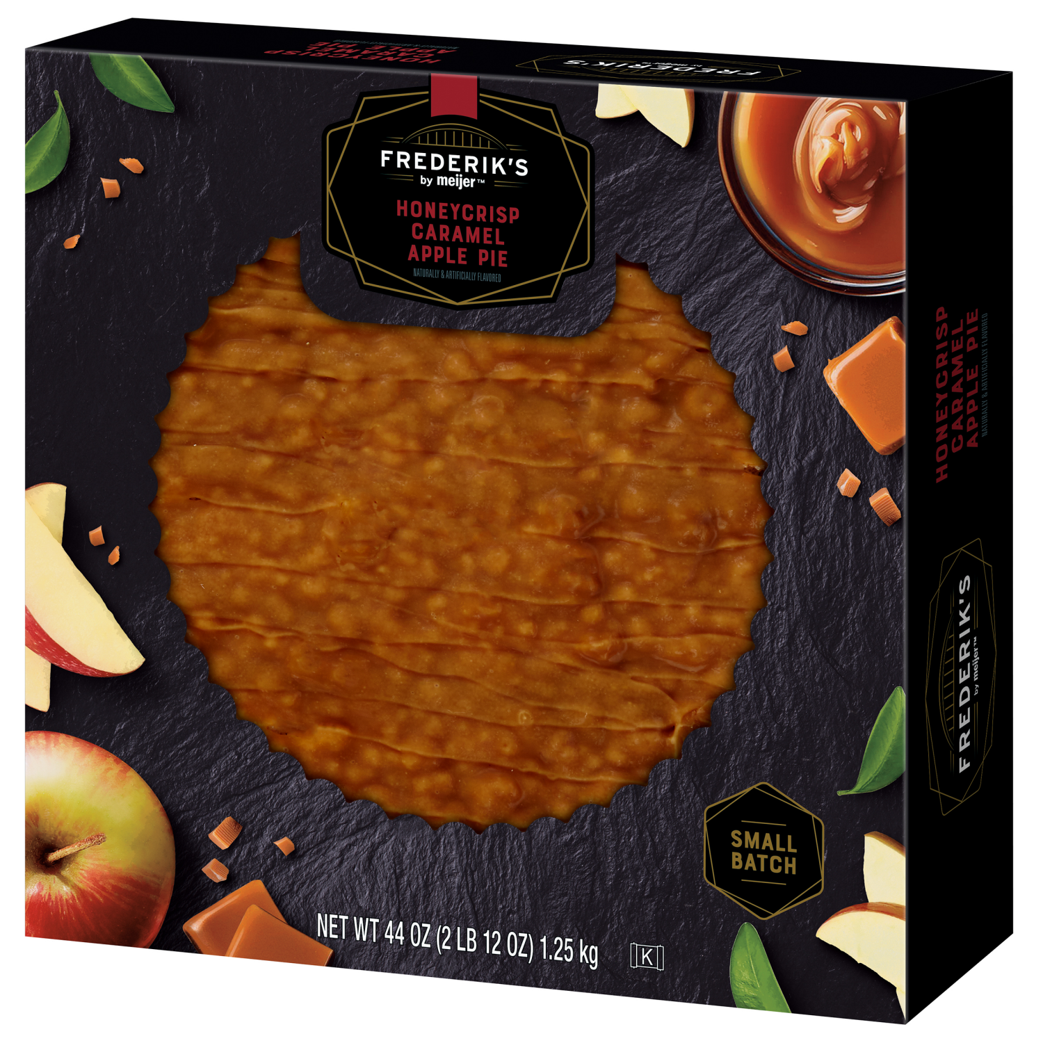 slide 7 of 8, Frederiks By Meijer Frederiks Honeycrisp Caramel Apple Pie, 44 oz
