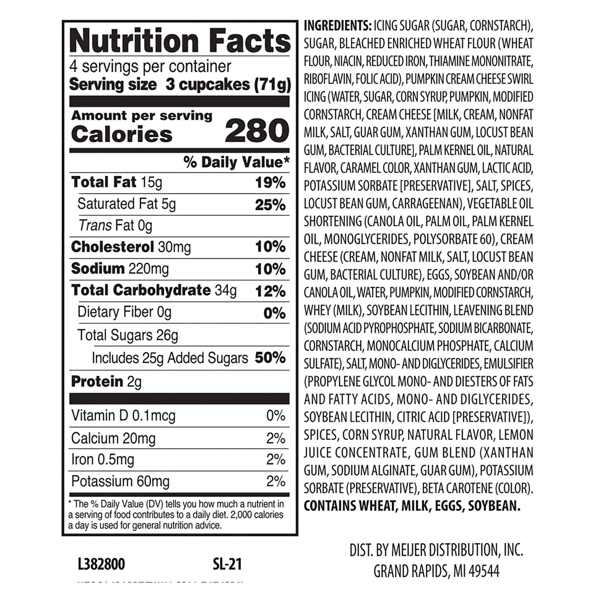 slide 4 of 4, Fresh From Meijer Ffm Harvest Cupcake Mini Pumpkin Spice 12 Ct, 12 ct