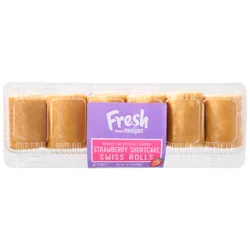 Fresh From Meijer Strawberry Shortcake Swiss Rolls