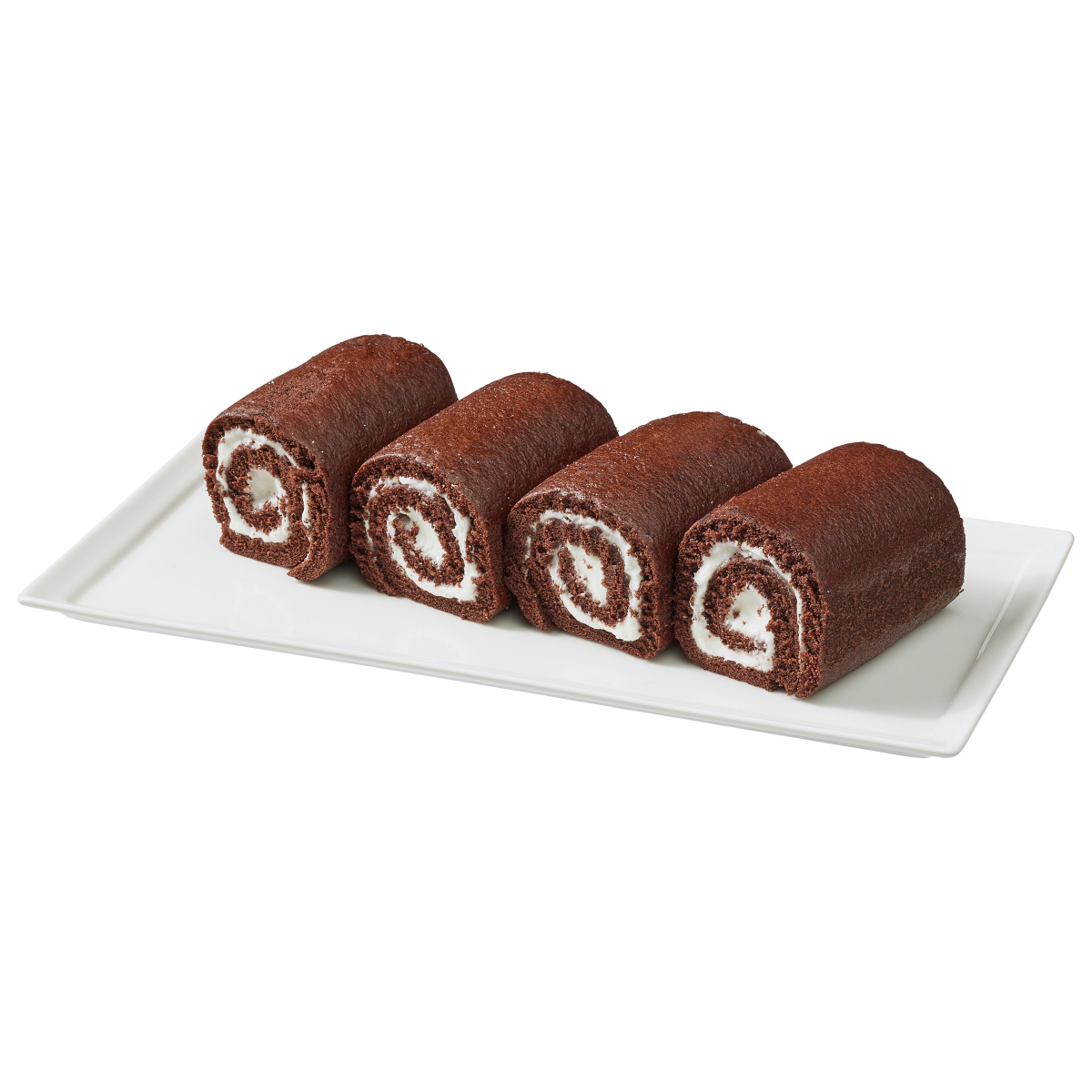 slide 2 of 4, Fresh From Meijer Chocolate Vanilla Swiss Rolls, 1 ct
