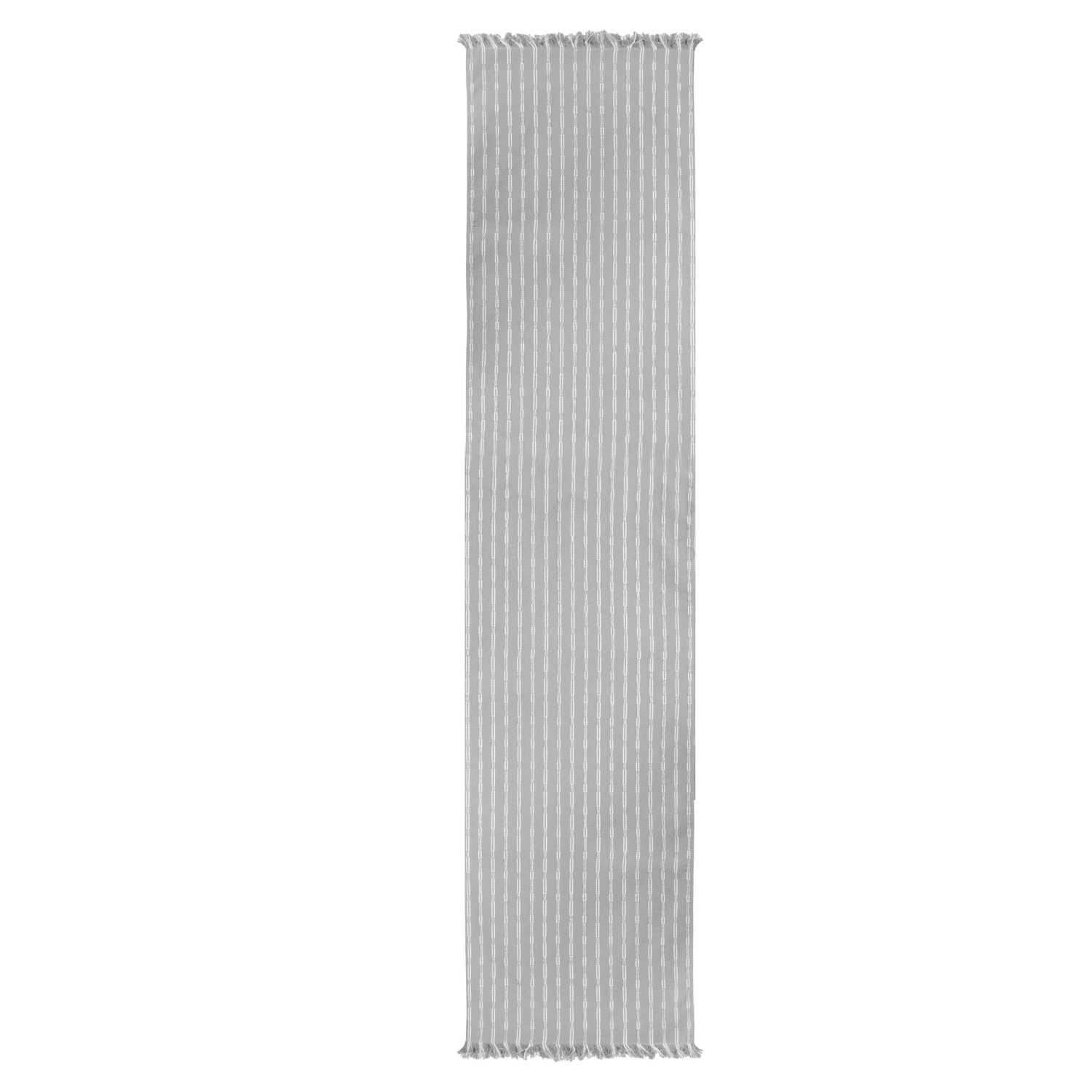 slide 1 of 2, Room & Retreat Skipping Stripe XL Runner Grey, 14 in x 97 in, 1 ct
