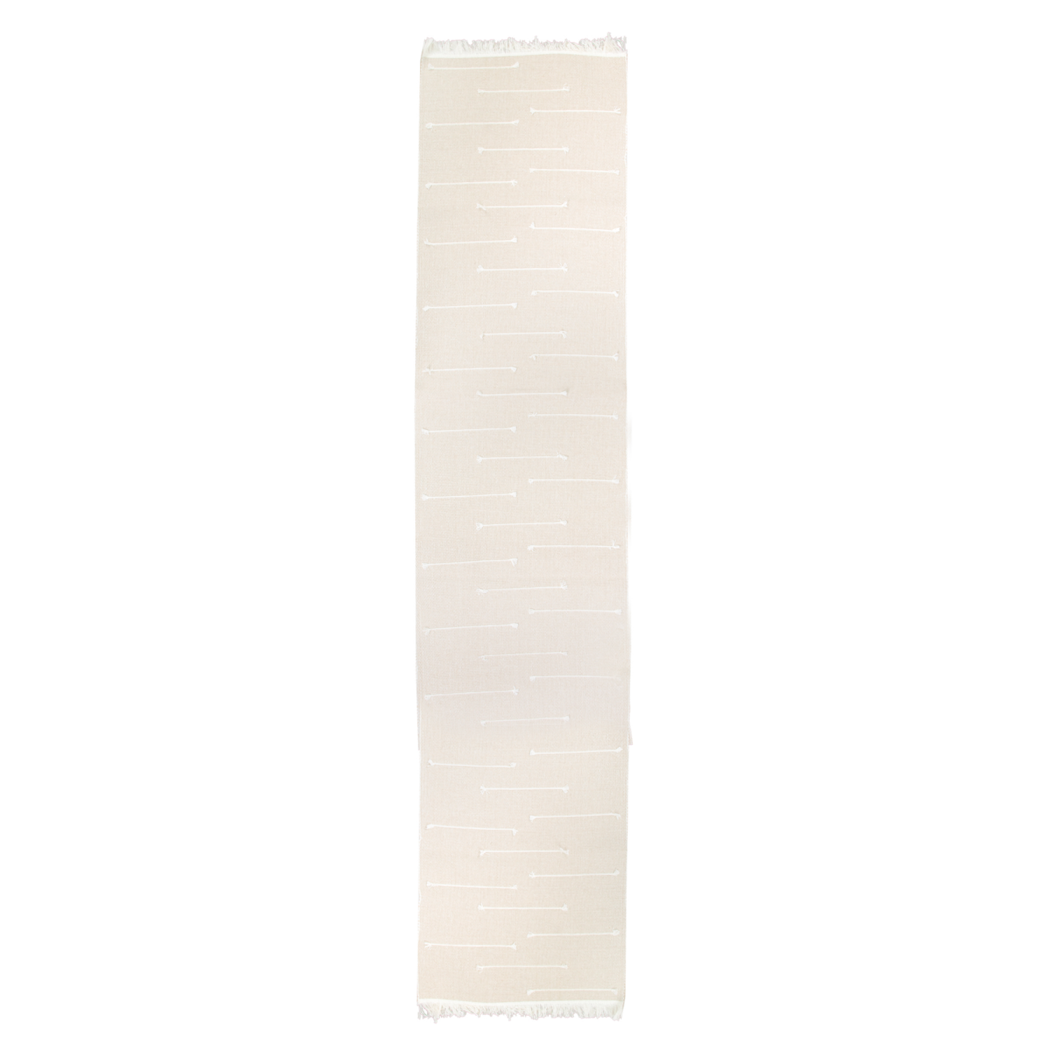 slide 1 of 2, Room & Retreat Stripe Bars XL Runner Doeskin, 14 in x 96 in, 1 ct