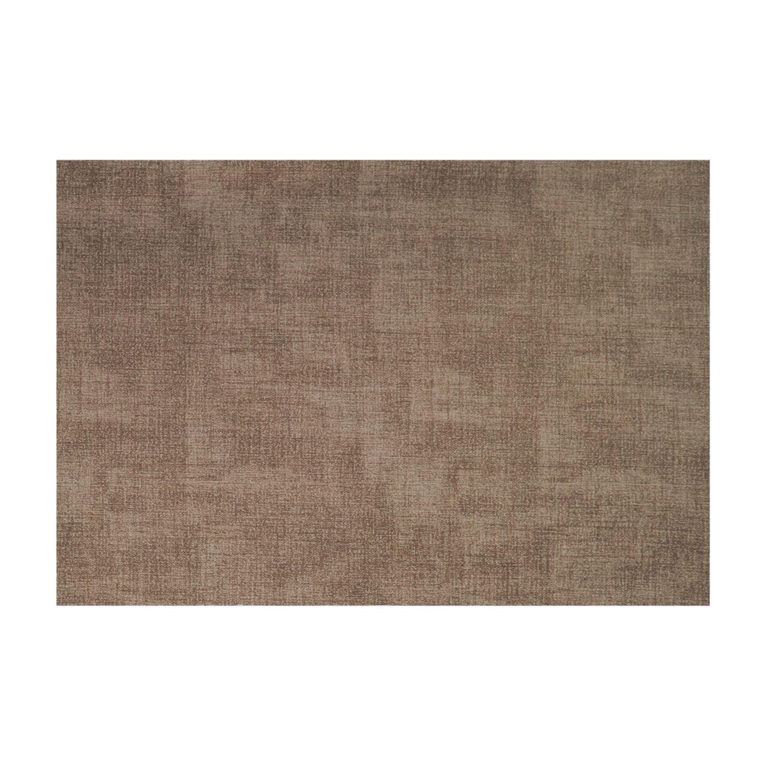 slide 1 of 2, Brushed Textured Placemat Brown, 13 In X 18 In, 1 ct