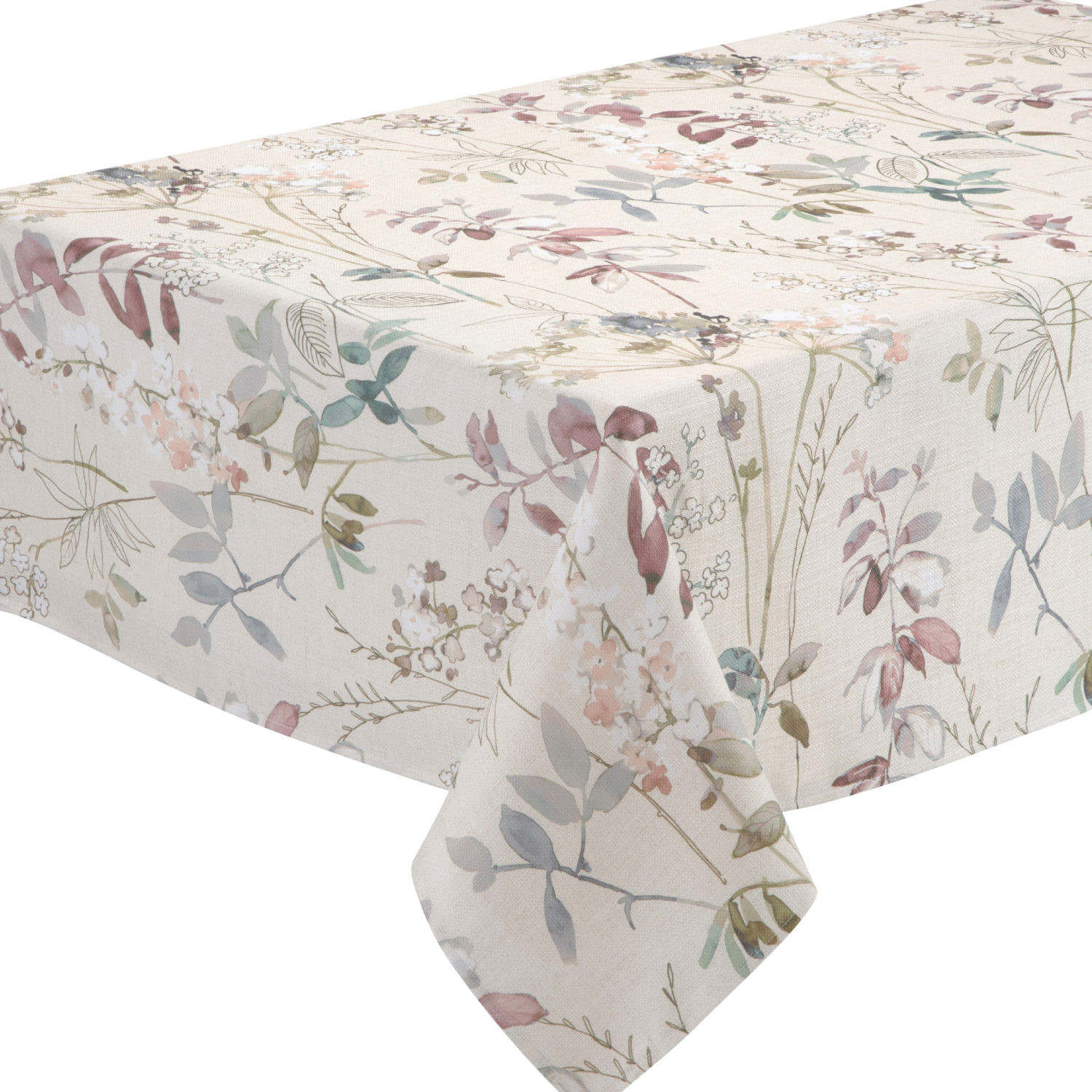 slide 2 of 5, Room & Retreat, Spring Fleur Tablecloth, 60 In X 84 In, Multi, 1 ct