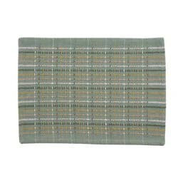 The Room & Retreat, Serene Plaid Placemat, Is A 13 In X 19 In, Rectangular Placemat. This Multi Color Placemat Will Compliment Most Any Kitchen Or Dining Room Table. Its Neutral Tones Allows It To Be Used With Most Any Color Decor In Your Home.