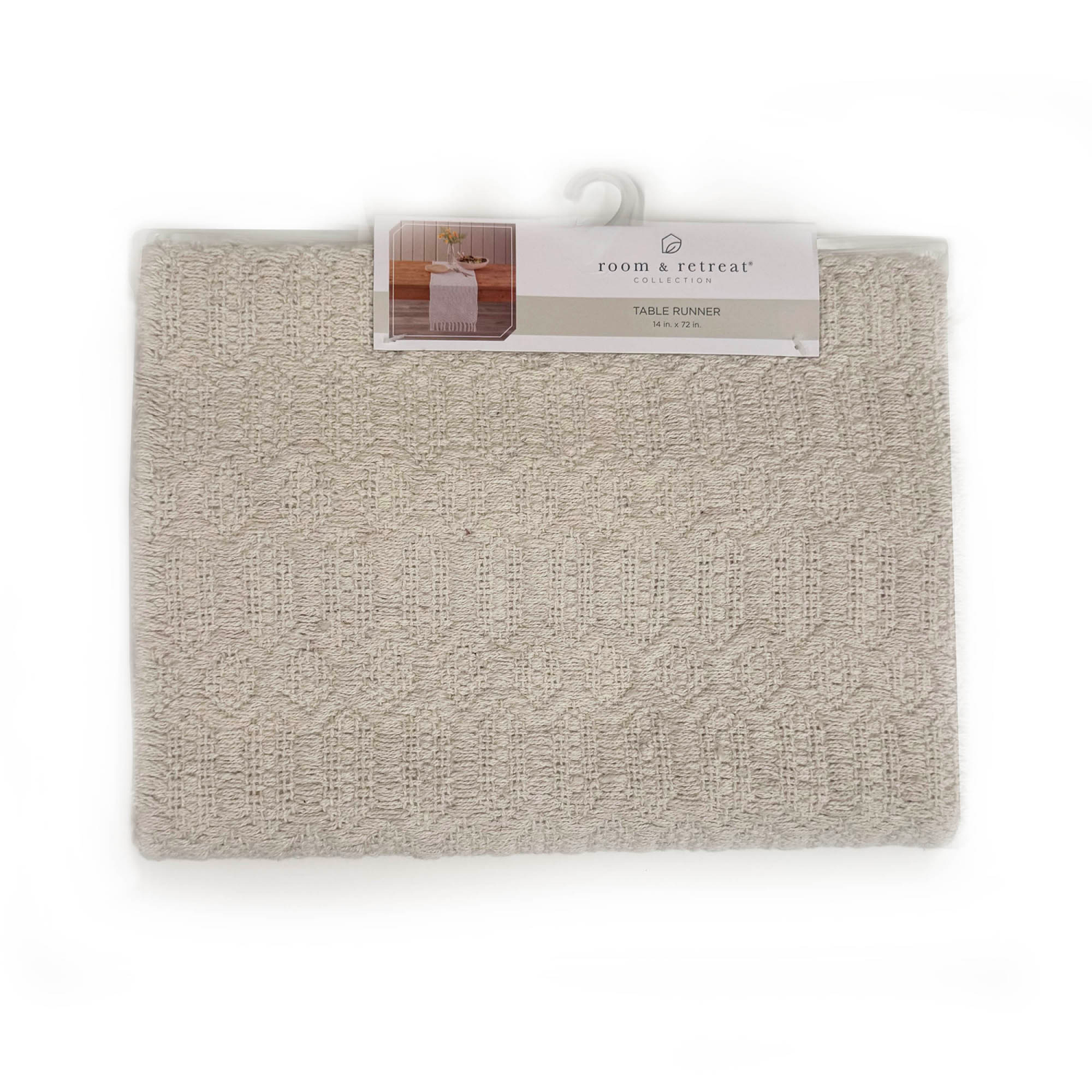 slide 3 of 5, Room & Retreat, Artex Runner, 14 In X 72 In, Natural, 1 ct