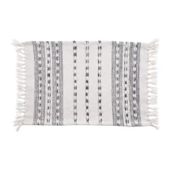Room & Retreat, Pebble Path Stripe Placemat, 13 In X 19 In