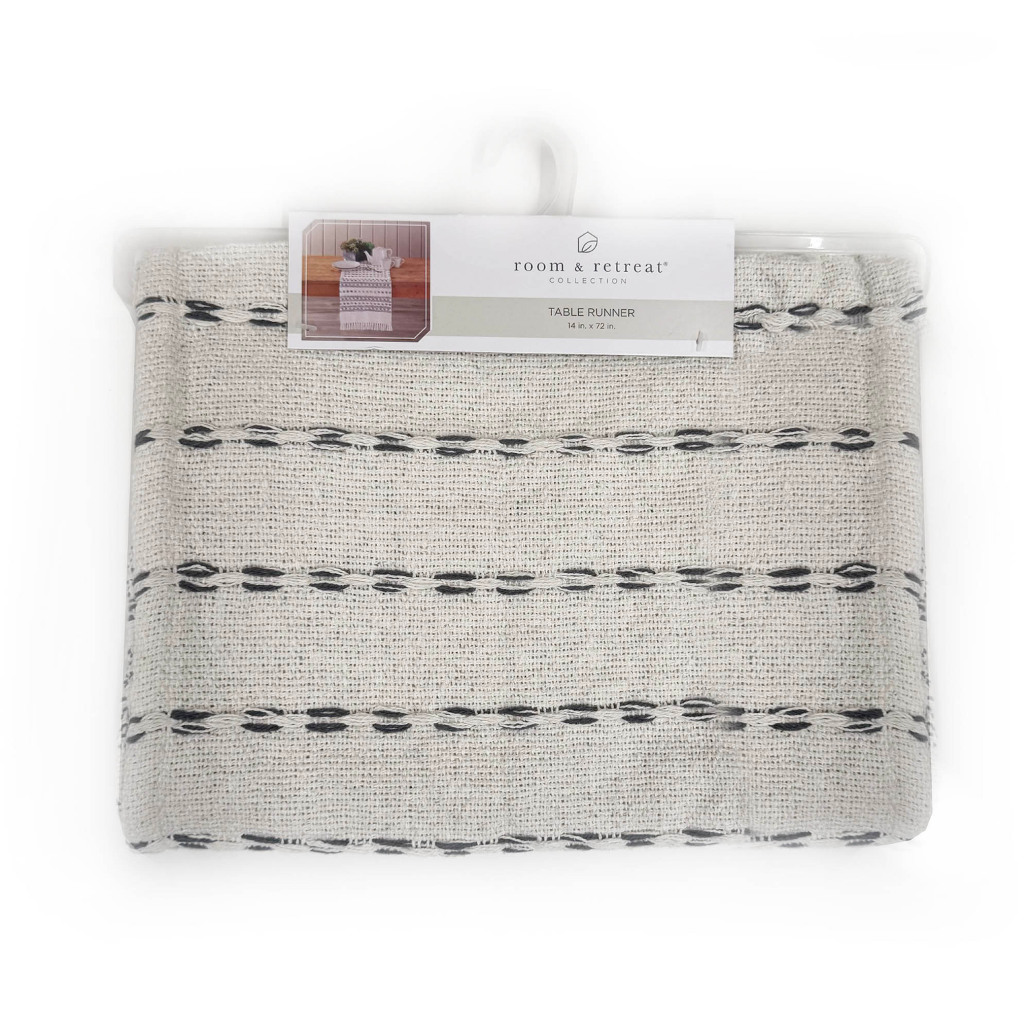 slide 3 of 4, Room & Retreat, Pebble Path Stripe Runner, 13 In X 72 In, 1 ct