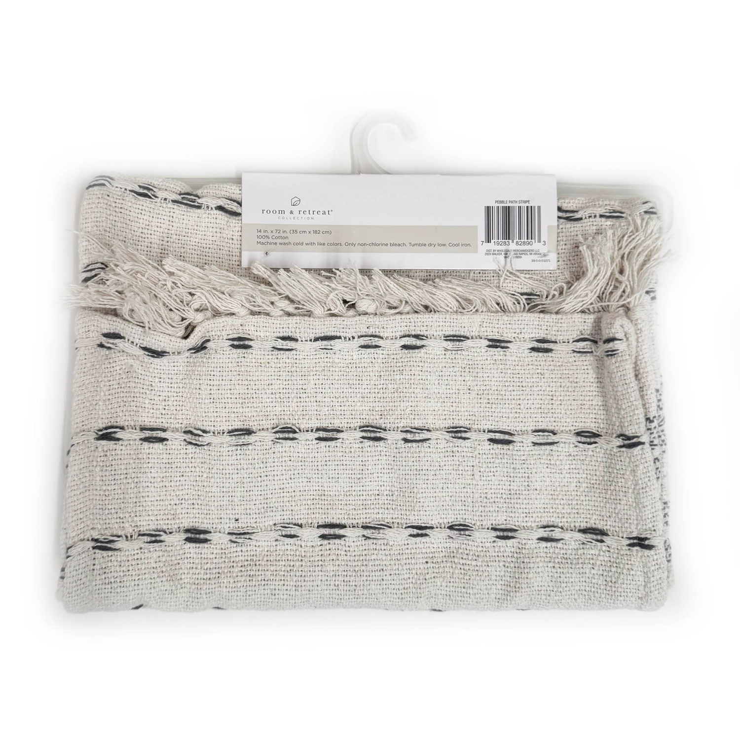 slide 4 of 4, Room & Retreat, Pebble Path Stripe Runner, 13 In X 72 In, 1 ct